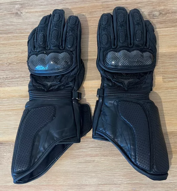 ride icon Merc mens size small motorcycle long racing riding gloves leather