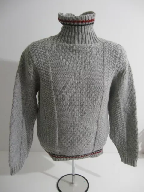 Vintage Wool Kodel By Campus 60s Knitted Turtleneck VGC Made In USA