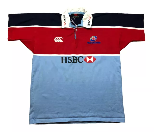 Vintage Natan Sharks 2003 Rugby Union Jersey Canterbury Shirt Sz