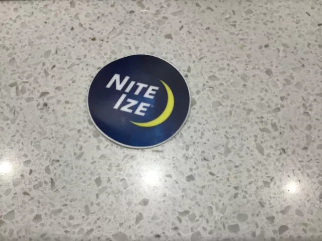 NITE IZE STICKER, ORIGINAL Suspended springs,exhaust,shocks,tyres,trucks,oils