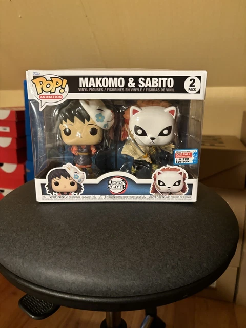 Funko Pop Demon Slayer : Makomo & Sabito - Édition NYCC 2023 - Neuf Sous Blister