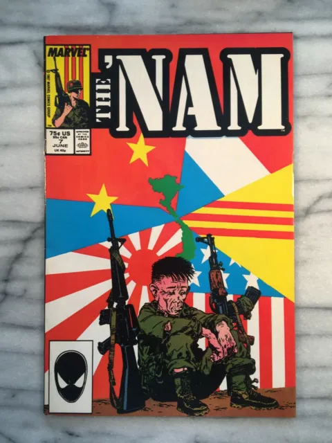 Nam #7 (1987) - Marvel  ** High+ grade **