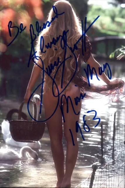 Susie Scott Signed 4x6 Photo Sexy Playboy Playmate Model Miss May 1983 Autograph