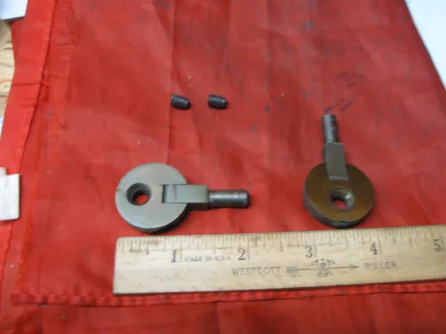Singer Sewing Machine Cabinet Hinges 1 Hole Banjo Lollipop Original VINTAGE