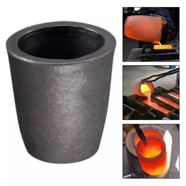 Grafit Tiegel Schmelztiegel für Metallguss mit Ausguss Grafittiegel Grafit Tiegel Schmelztiegel für Metallguss mit Ausguss Grafittiegel