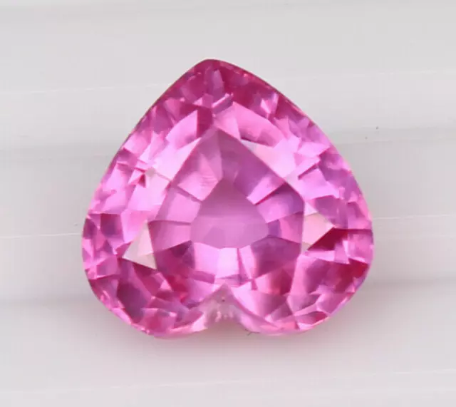 7.35 Ct. AAA+ Beautiful Natural Ceylon Pink Sapphire Heart Shape Loose Gemstone