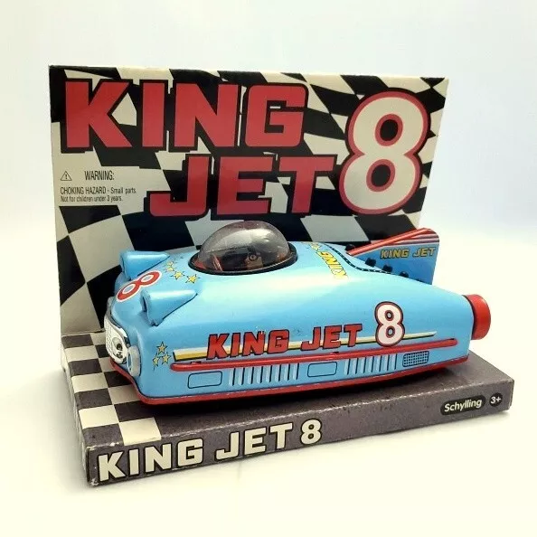 Tin Toy Schyllling KING JET 8 Race Car Of The Future BRAND NEW Vintage Look