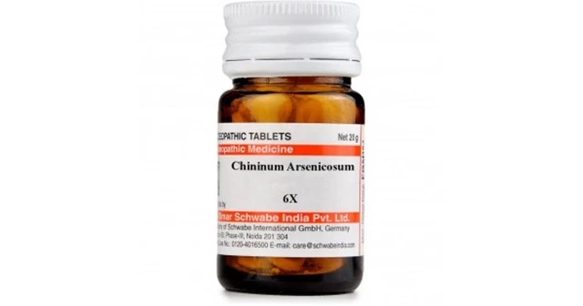 Tabletas Willmar Schwabe Chinininum Ars 6x,20 g envío gratuito