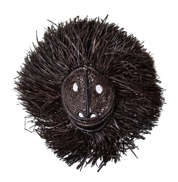 Black Howler Monkey Hand Woven Mask