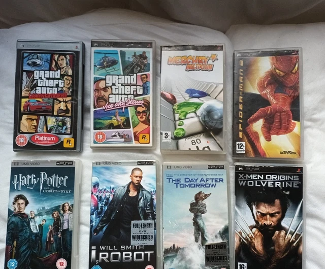 Grand Theft Auto: Liberty City Stories Sony Psp, Plus 7 Other Titles
