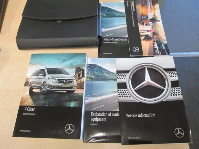 Mercedes-Benz V-Class (2015 - 2019) Handbook - Owners Manual - User Guide