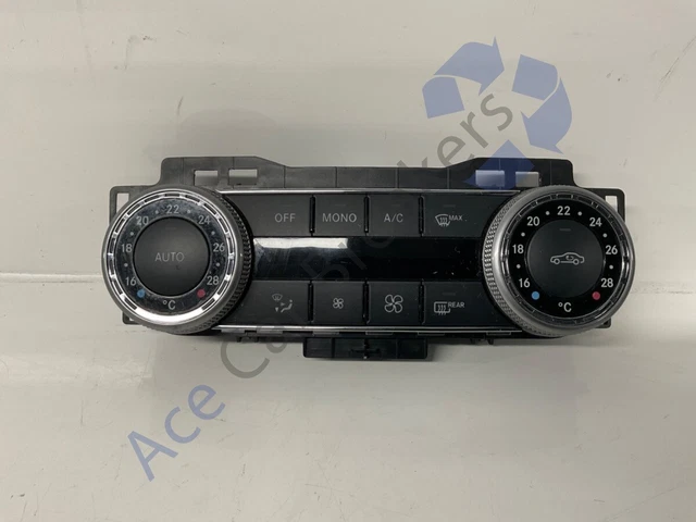 MERCEDES C CLASS Saloon W204 Pre-Facelift Climate Control Panel ...