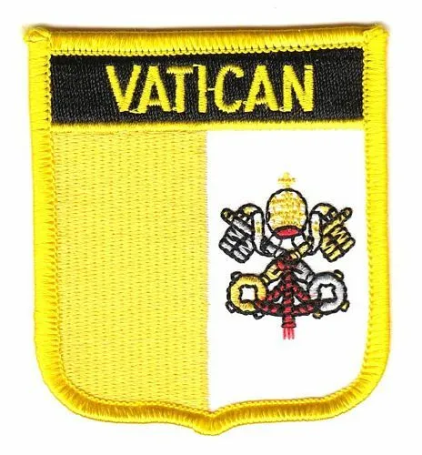 Wappen Aufnäher Vatikan Patch Flagge Fahne