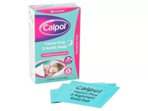 Calpol Vapour Plug Refill 5 Pads Easy Breathing Lavender and Chamomile Pads 3