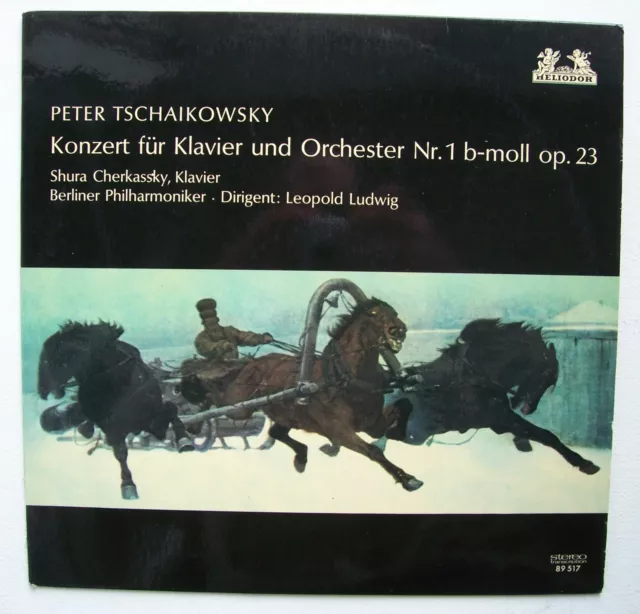 Peter Tchaikovsky (1840-1893) • Klavierkonzert Nr. 1 LP • Shura Cherkassky