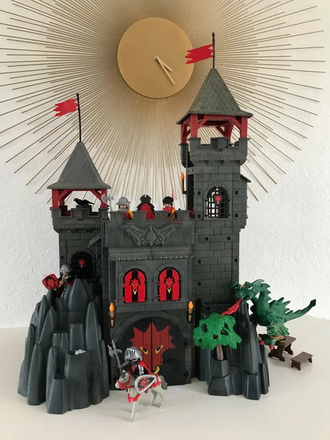 🦄 JOUET PLAYMOBIL Le Château, La Forteresse du Dragon Rouge Réf: 3269 ...