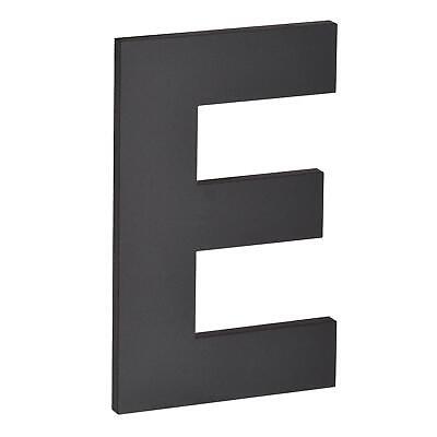 1.73 Inch 3D Self-Adhesive House Letter E for Hotel Mailbox Address, Matte Black
