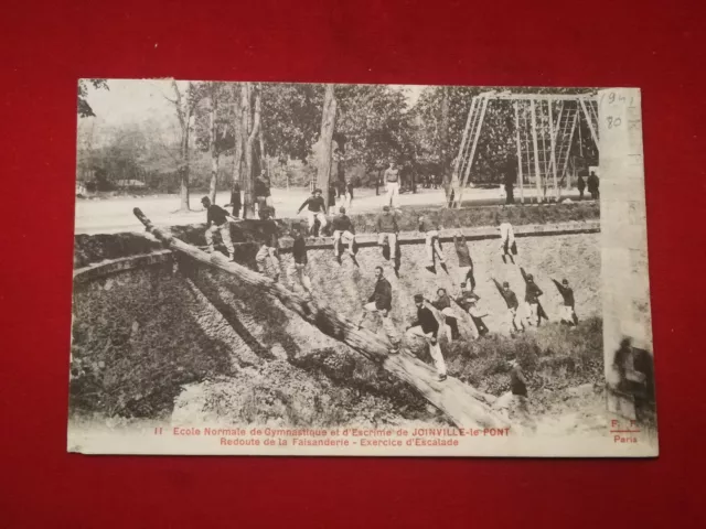 CPA 94 JOINVILLE le PONT - Normal School of Gymnastics and Fencing - Climbing