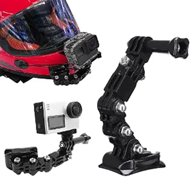 Motorcycle Camera Holder Set Adjustable Helmet Chin Mount For Hero 3/4/5/6^EL