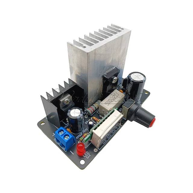 Motoriduttore 12 V 30 RPM Regolatore Di Tensione AC/DC Regolabile C51 - Input 5-35V AC, Output 1.25-30V DC 1A Modulo Elettronico Regolatore Tensione