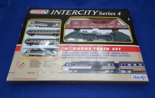 Peterkin Technic 9 Series 4 Intercity HST Train Set N Gauge. Complete. Vintage