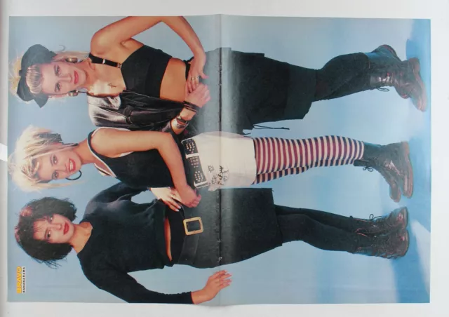 Bananarama Bravo Poster - German 80s Magazine Portrait Poster