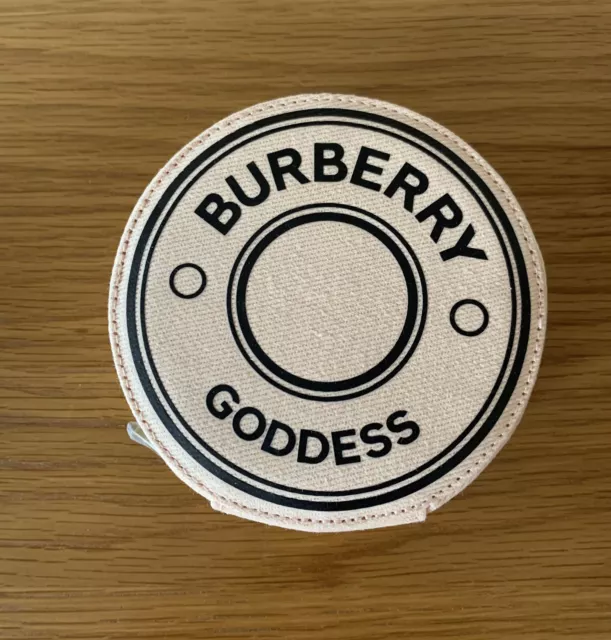 Custodia per gioielli Burberry Goddess con cerniera rotonda edizione limitata da viaggio