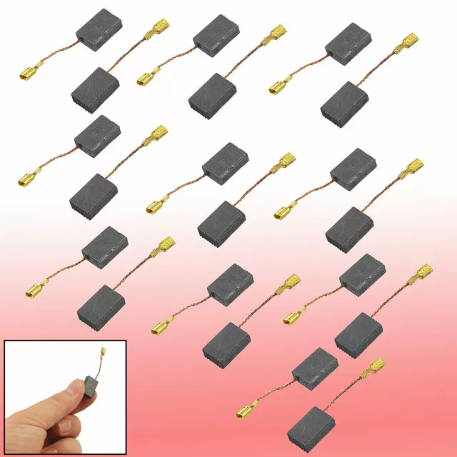 20 Pcs Electric Drill Motor Carbon Brushes 19/32" x 25/64" x 1/5"