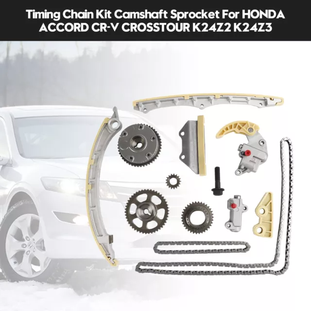 Timing Chain Kit Camshaft Sprocket pour HONDA ACCORD CR-V CROSSTOUR K24Z2 K24Z3