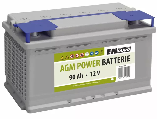 Enduro Battery AGM Power 90AH 12V