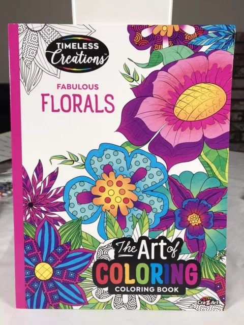 Cra-Z-Art Timeless Creations Coloring Book, Wild At