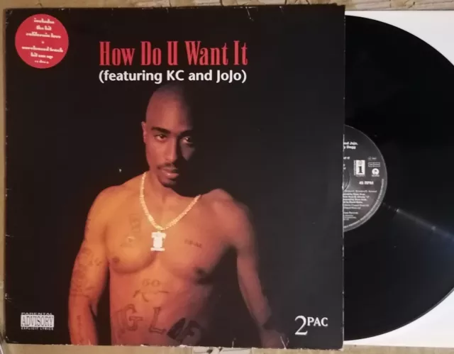 2PAC HOW DO U WANT IT - CALIFORNIA LOVE Vinile 12 Uk 1996 Death Row 12 DRW 4