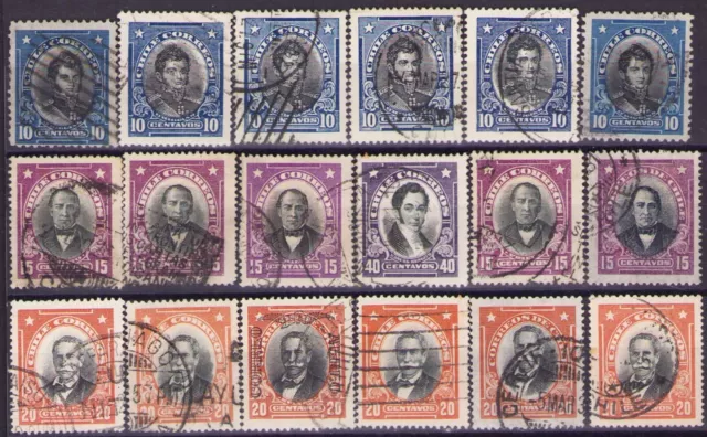 CHILE  Briefmarken   LOT - H426