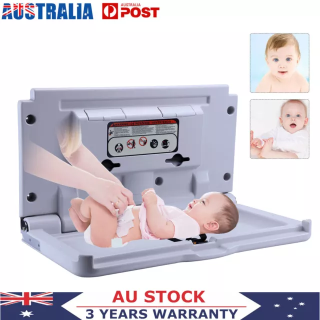 Commercial Wall Mounted Baby Change Table Diaper Changing Station Foldable AU