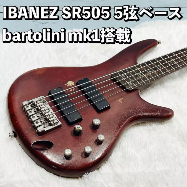 IBANEZ SR505 bartolini mk1 pastilla 5 cuerdas bajo Ibanez bajo activo Bartolini