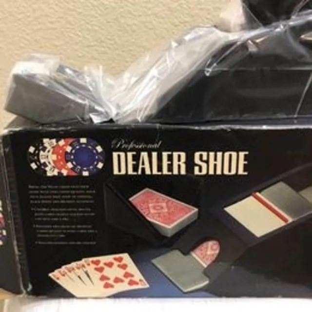 VTG Open Box Excalibur Professional dealer 4 Deck Shoe Casino Card games