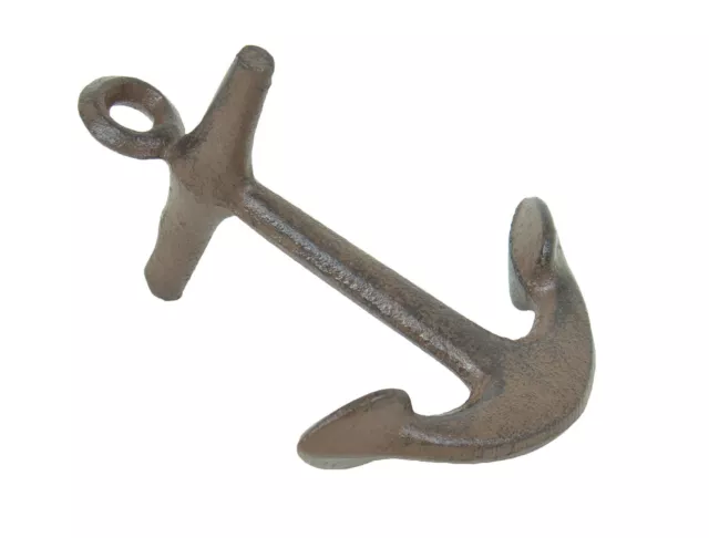 Ship Boat Anchor Paperweight Vintage Antique Style Cast Iron Beach Nautical