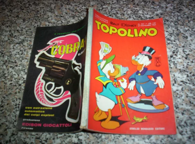 Topolino Libretto N.521 Mondadori Originale Disney Ottimo Con Bollino E Cedola