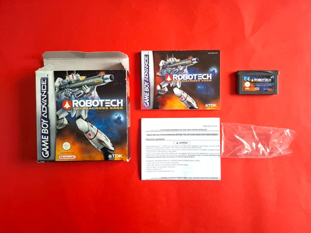 ROBOTECH THE MACROSS Saga Nintendo Gameboy Advance Gba Pal EUR 84