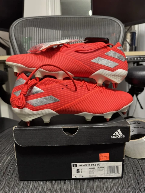 ADIDAS NEMEZIZ 18+ SG Mens Soft Ground Soccer Cleats Solar ADIDAS NEMEZIZ 18+ SG Mens Soft Ground Soccer Cleats Solar