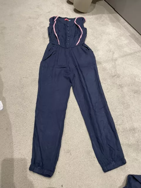 irls lily & Dan navy blue jumpsuit age 6-7 years