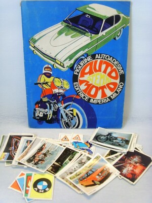 -STICKER at choice-Recuperata 186/349 AUTO & COMPETITION-1973-FIGURINA a scelta 