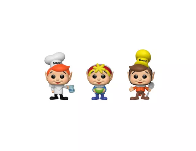 Funko POP! 3-Pack Rice Krispies - Snap! Crackle! Pop! with Soft Protector (B7) 2