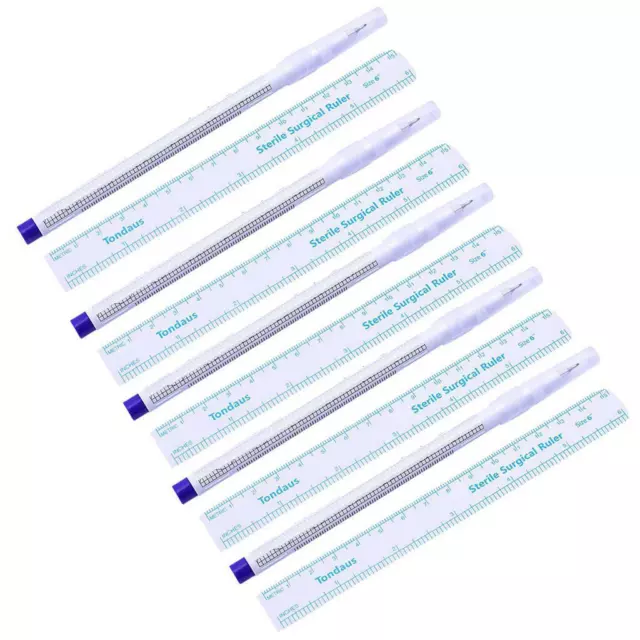 10 Packungen Tattoo Stifte Papier Lineal Set Skin Marker Body Art Supplies Blau