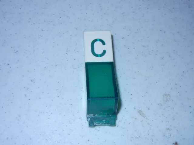 Seeburg Jukebox Letter C Pushbutton for Model 222 Jukebox