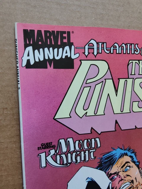 The Punisher Annual #2 VF/NM 1st Punisher vs Moon Knight Newsstand 2