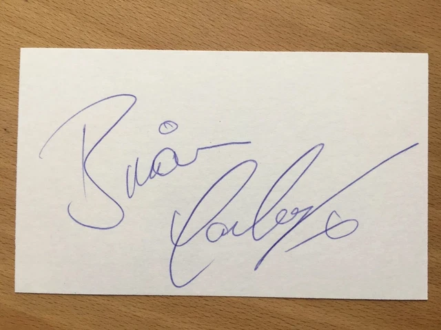 Brian Conley - hand signed autographed card (comedian/singer/actor)