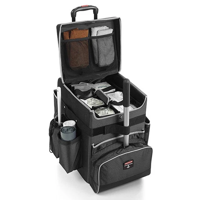 Rubbermaid Executive, Medium Quick Cart, Dark Gray 1902466