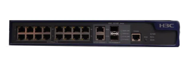 Switch H3C S3100-16TP-PWR-EI 16 Ports RJ-45 10/100