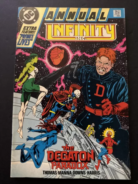 Infinity Inc. Annual #2 Todd McFarlane Art FN/VFN (1988) DC Comics